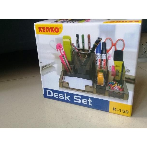 

۝ Tempat Alat Tulis Meja / Desk Set Stationary New K-159 Kenko ➮