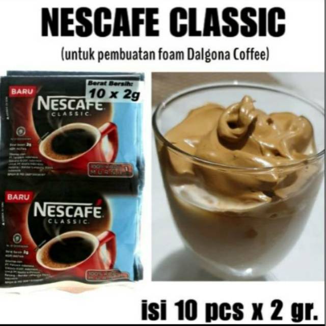 

MURAH!!! NESCAFE CLASSIC 1RENTENG (10sachet)