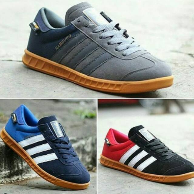 Sepatu adidas hambrug casual santai