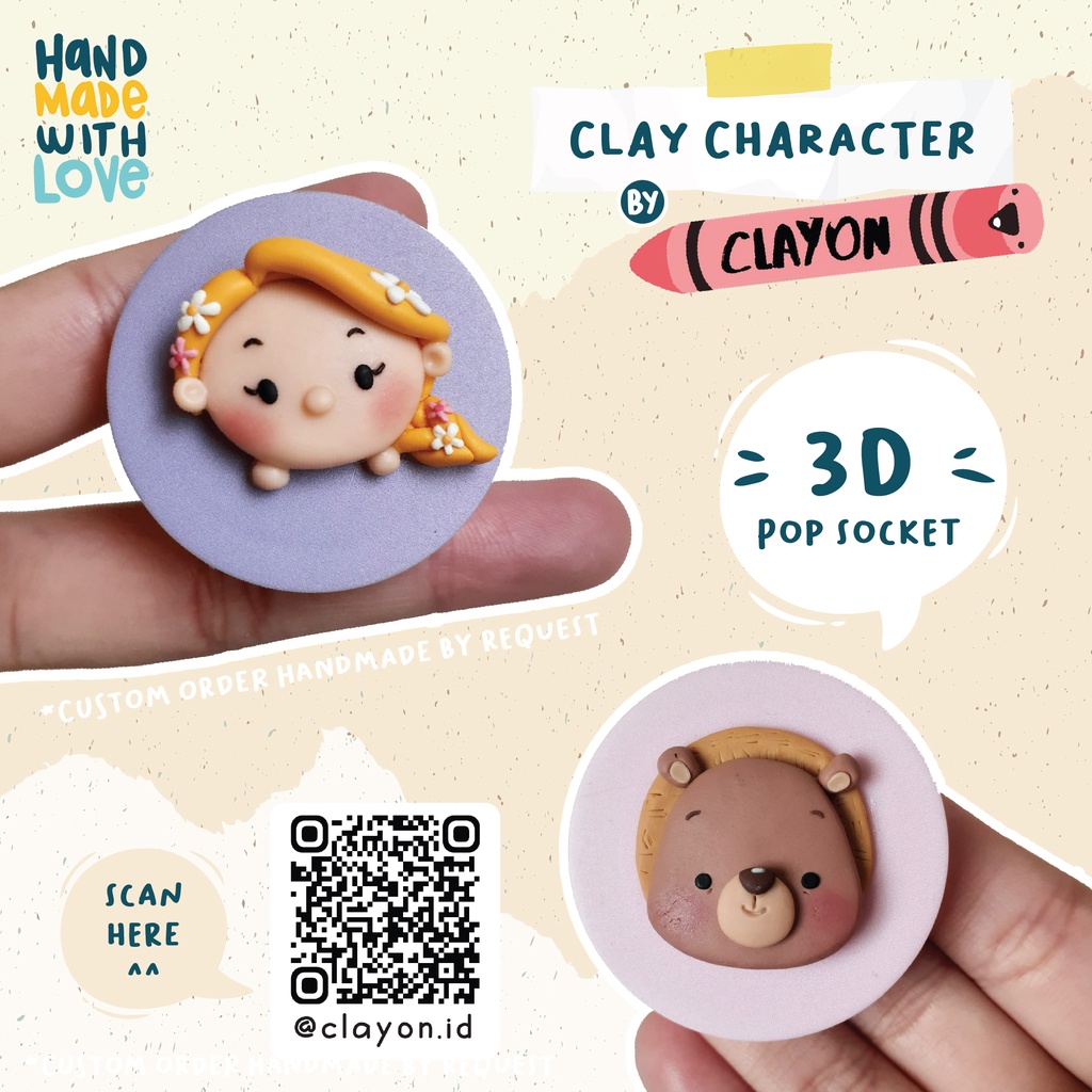 3D Pop Socket - Custom Order