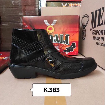 Sepatu Kulit PDH pria boots polri TNI security guard PNS sepatu Kerja formal Tampil lebih keren