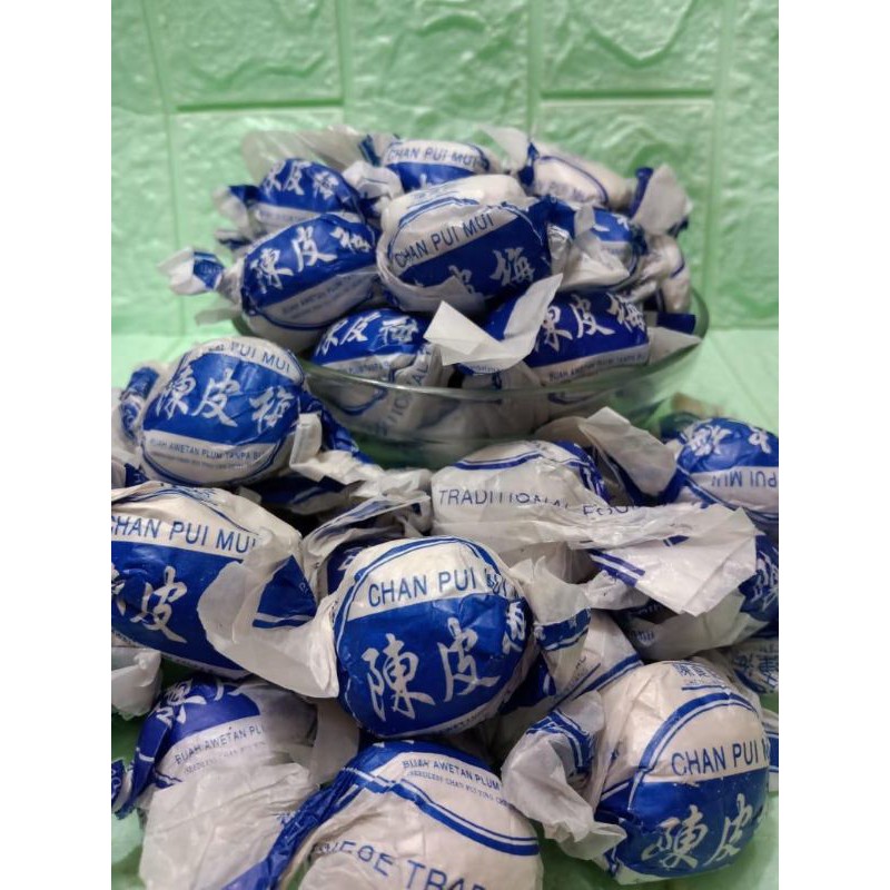 

manisan kana dan plum chanpuimui dan yang mei berat 250gr