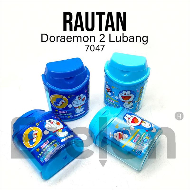 

NEW! Rautan Doraemon 7047 2 lubang size / rautan pensil