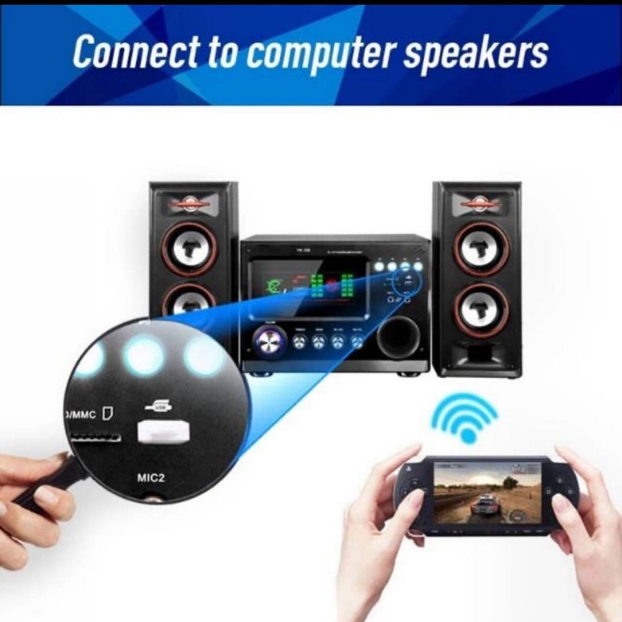 Receiver Audio Music Bluetooth Wireless CK-06/CK-05/CK-02 Multimedia USB TF-Card Music Handphone