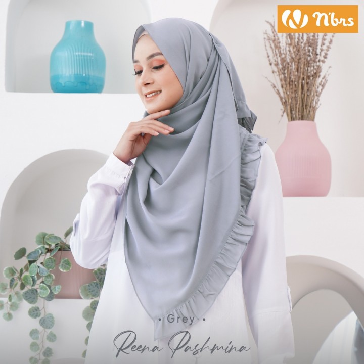 BISA COD - Jilbab Instan Hijab Instant Pastan REENA PASHMINA Pastan Nibras Sanna Babydoll