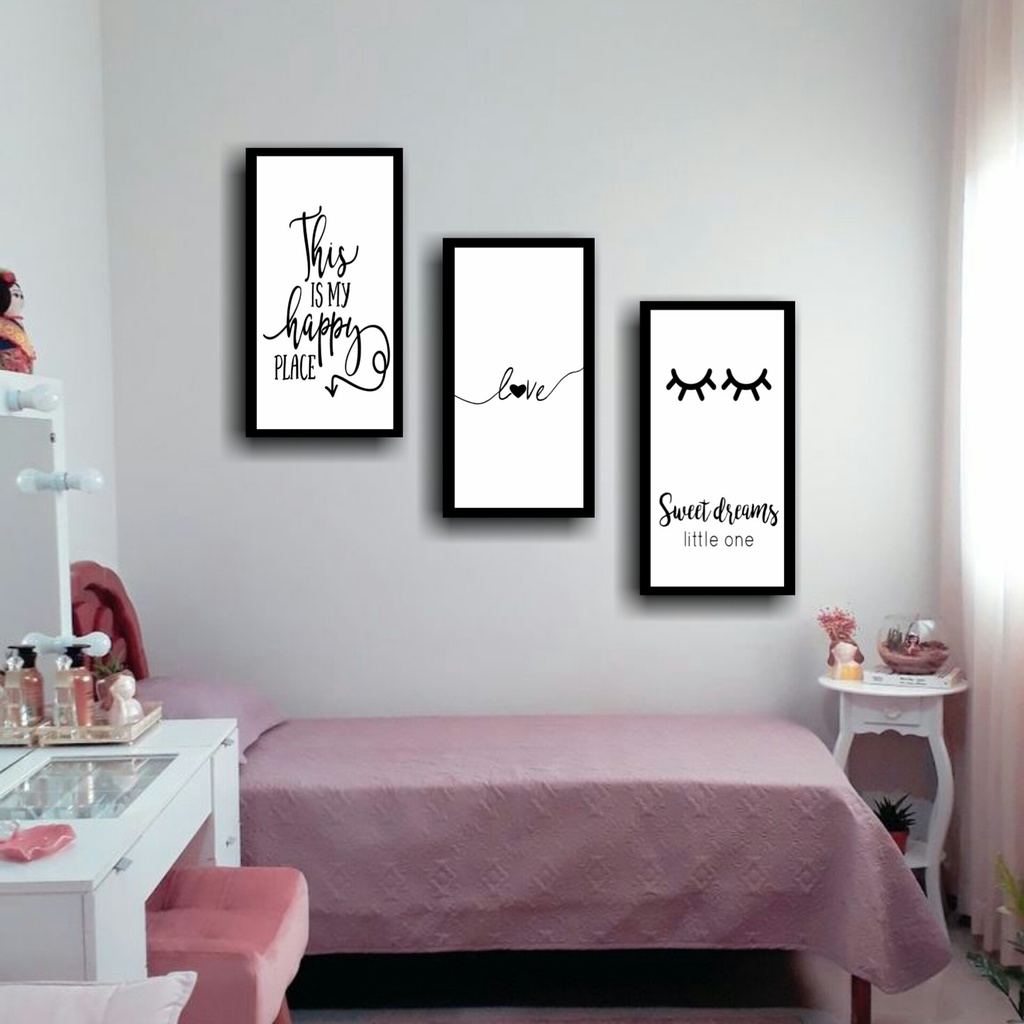 Decorasi hiasan dinding kamar tidur sweet dream