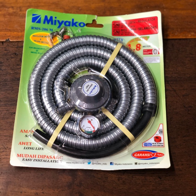 Jual Miyako Selang Kompor Gas Dan Regulator Rms M Paket Shopee