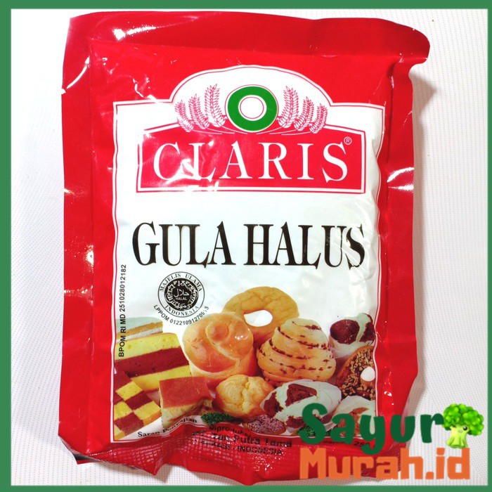 

Tepung Gula Halus Claris 250gr