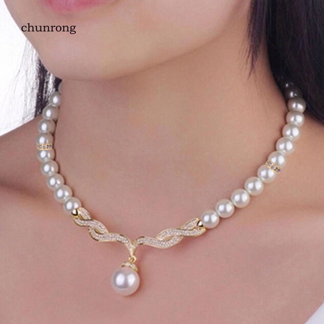 Kalung set mutiara