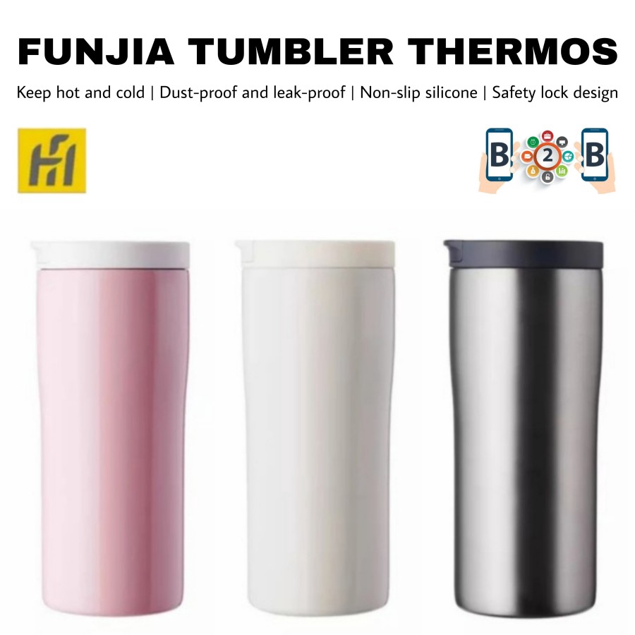 FUNJIA TUMBLER THERMOS COFFEE CUP 480ML