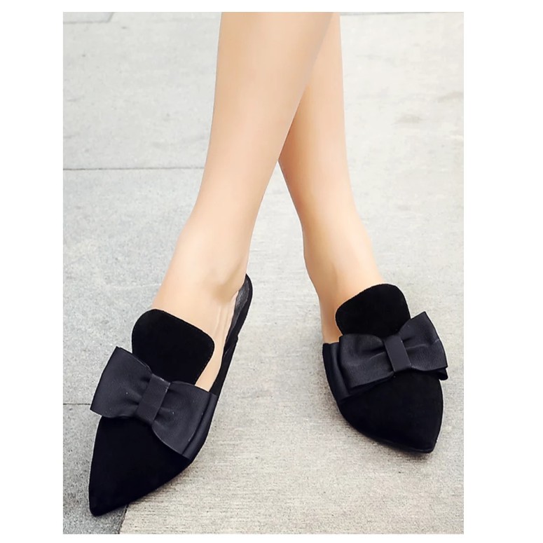 Sepatudari Karin Flatshoes wanita sepatu balet pita KR-FS0001