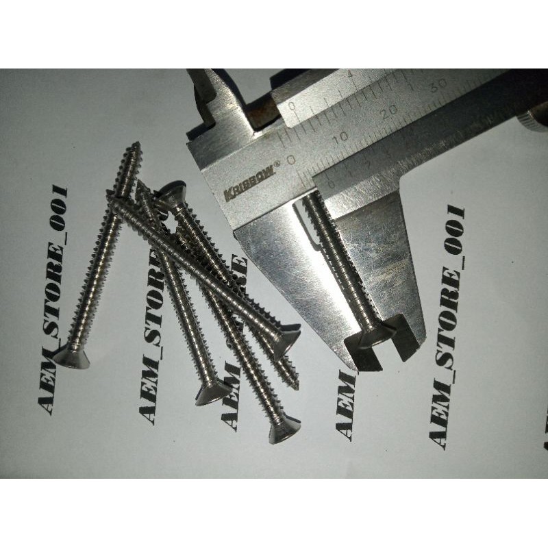 sekrup jf #8 x 2 (5cm)stainless 304