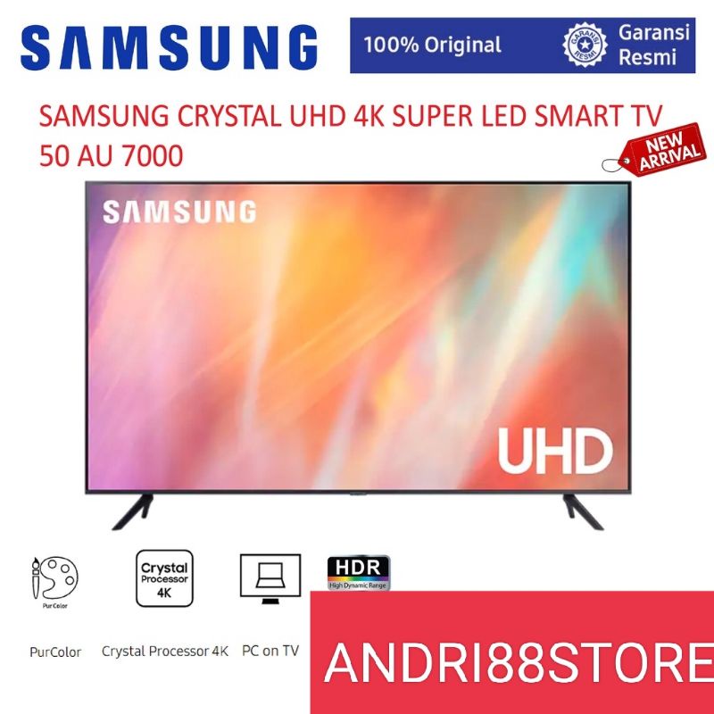 TV LED SAMSUNG 50 INCH 50AU7000