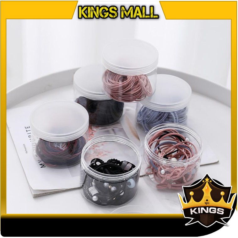 Kings - F5052 Ikat Rambut 12 in 1 (FREE BOX) /  Kuncir Rambut / Ikat Rambut Korea /  Karet Rambut