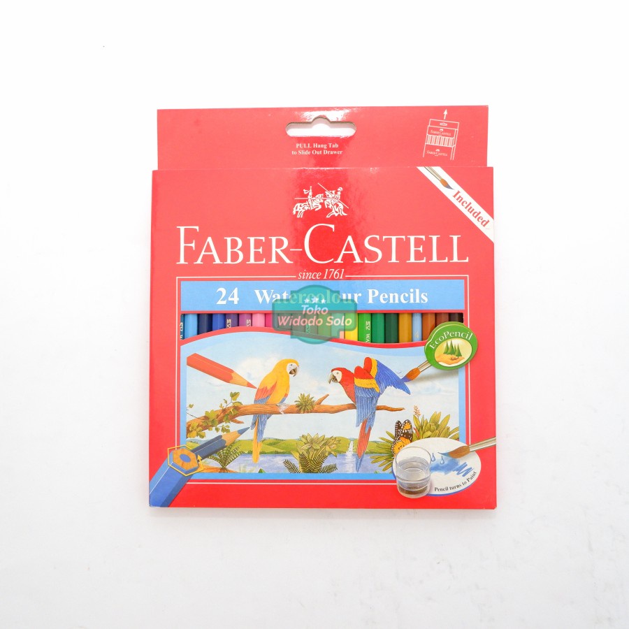 

1 SET Pensil Warna Faber Castell 24 Warna Panjang Watercolour Pencils