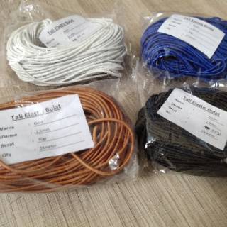 Tali Karet Bulat Tali elastis tali string 1 5mm 