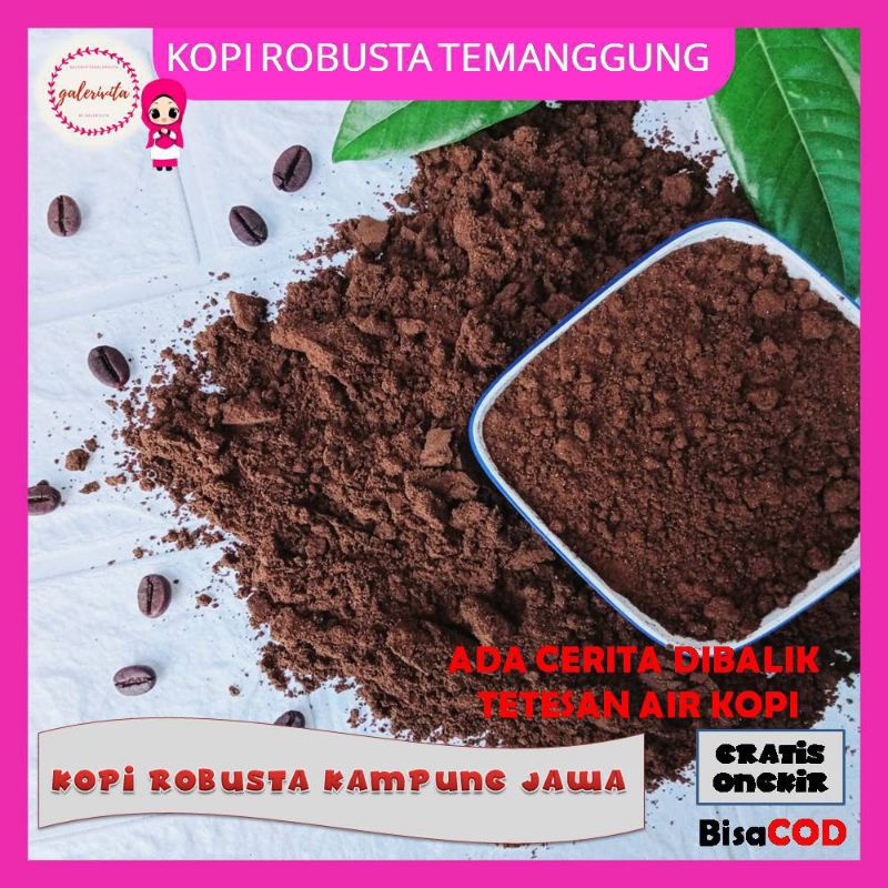 

Kopi Bubuk Oma 2gr/Kopi Bubuk Kampung Temanggung/Kopi Bubuk Hitam Robusta/Kopi Jawa Temanggung A252