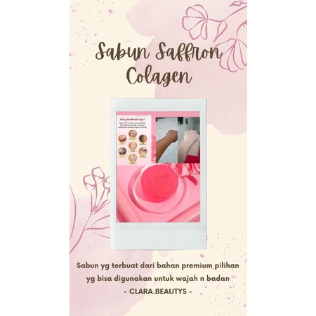 sabun saffron collagen vells beauty