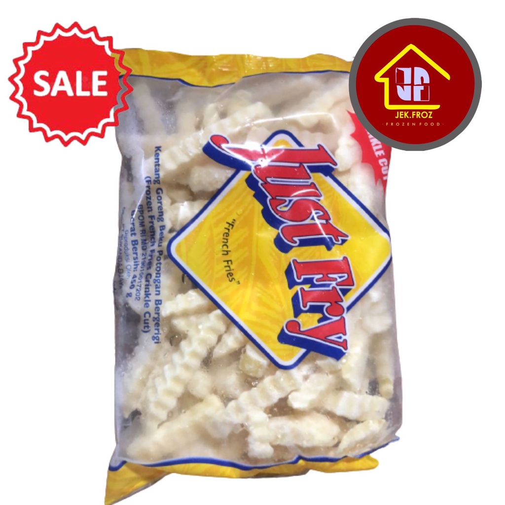 

just free kentang crincle cut 450gr