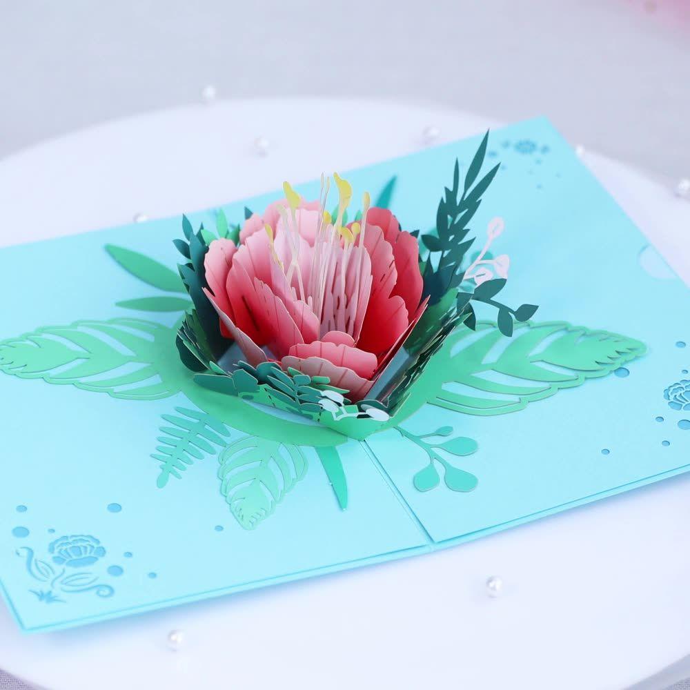 R-flower Mothers Day Card Bunga Istri Hadiah Ibu Kartu Berkah