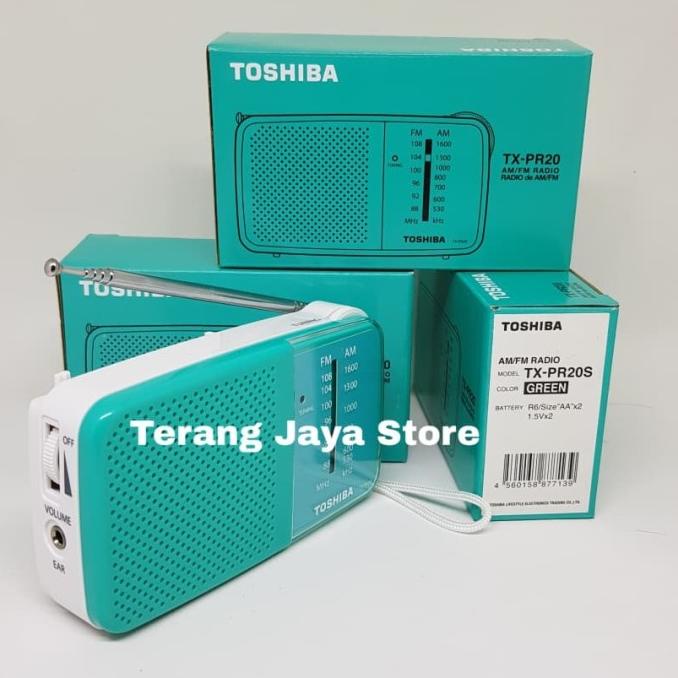 Toshiba TX-PR20 Radio Portable AM/FM - Pink, Black, Red, Green