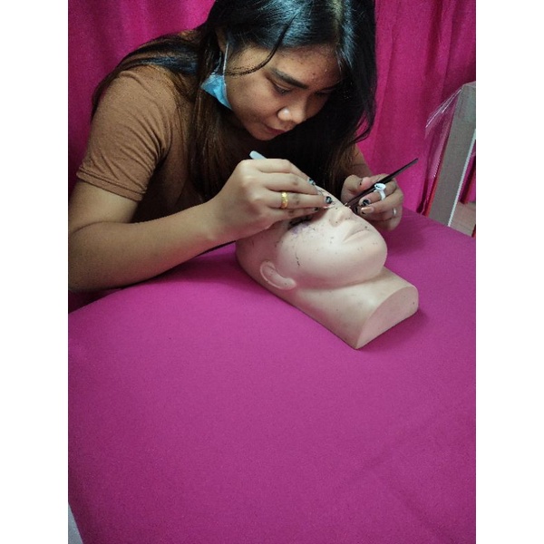 kursus eyelash offline, kursusnya dialamat kamu