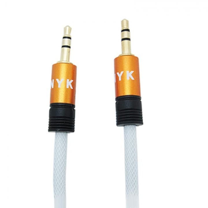 Kabel Aux Audio NYK 3.5mm To 3.5mm Stereo GOLD 1.5M