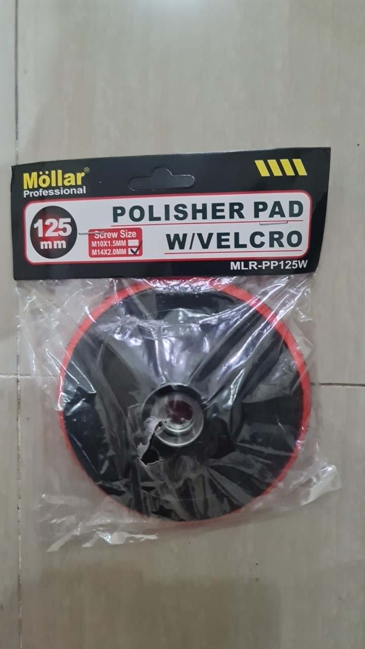 Mollar Polisher Velcro Pad Sanding Disc 5 Inch Tatakan Amplas Bulat