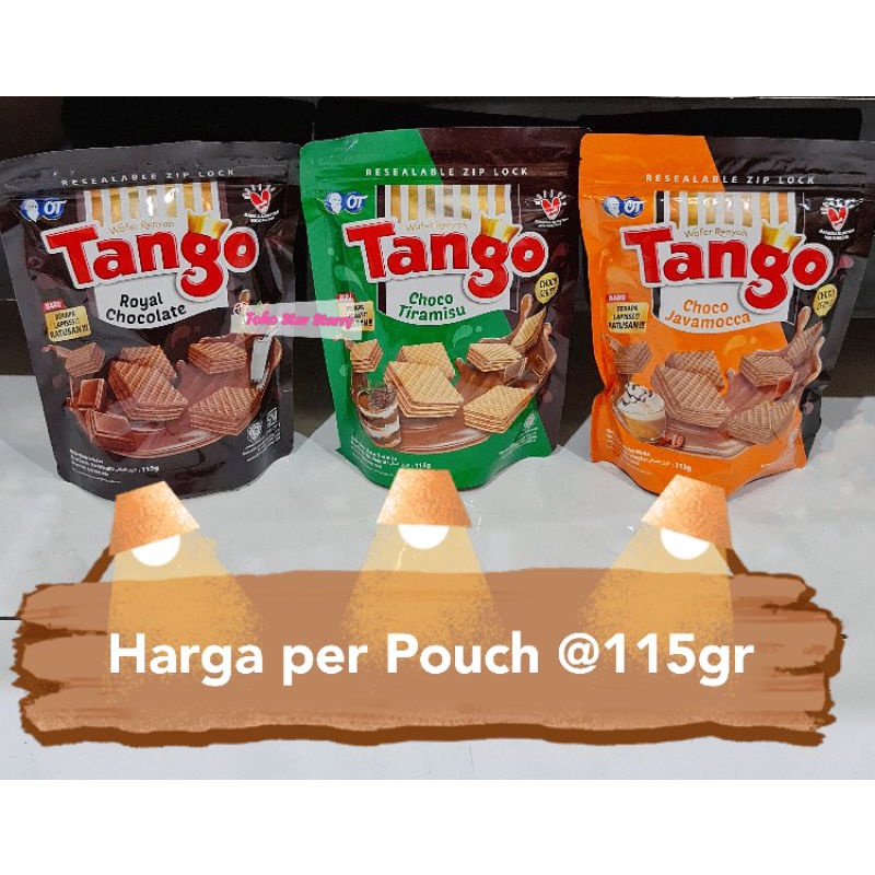 

[Per Pouch] Tango Wafer Choco Series Choco Tiramisu Rasa Coklat Tiramisu Halal - 115gr Tango Long Tango Snack Rasa Vanilla Coklat Snack Viral Halal MUI OT Tango OT