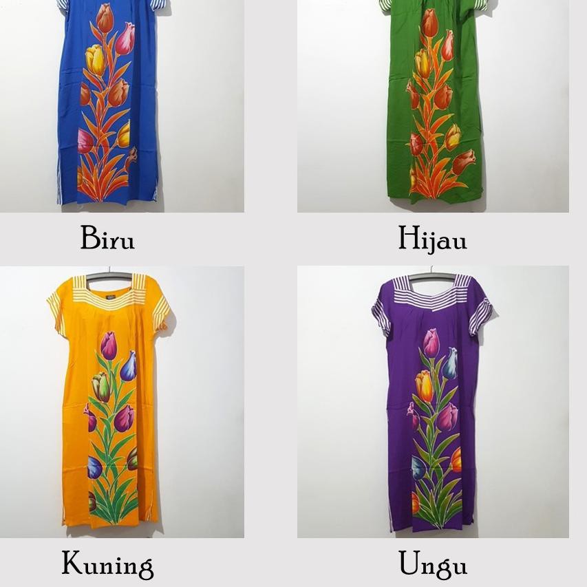 ☑ Daster Batik Hengky - Sikak Tulip Es Lilin - Murah Harga Distributor ➬