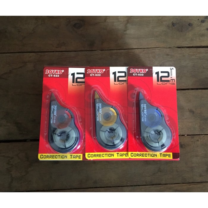 

Correction Tape / Tipex Kertas Joyko CT-522 promo