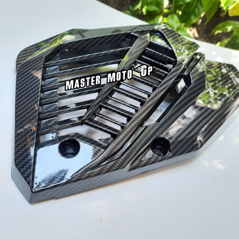 cover radiator vario125 Vario150 fi LED - tutup Radiator Carbon vario125 vario150 Led Cover Tutup ladiator vario150 carbon Zoro fine