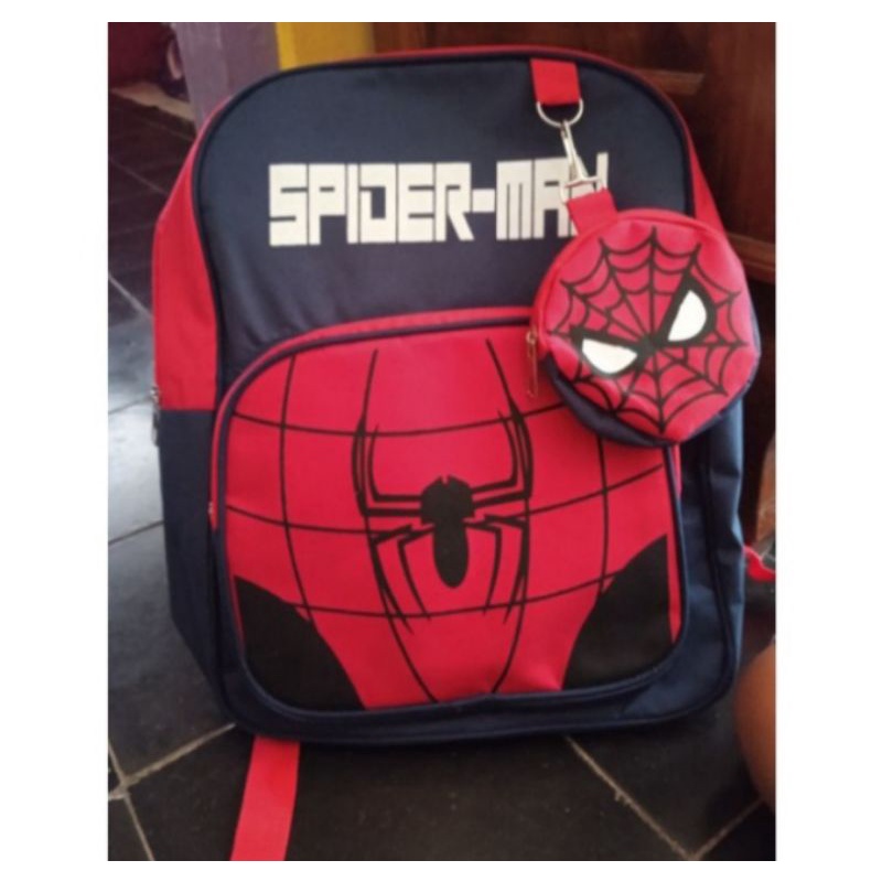 TAS RANSEL ANAK SUPERHERO,SPIDERMAN/CAPTAIN AMERIKA