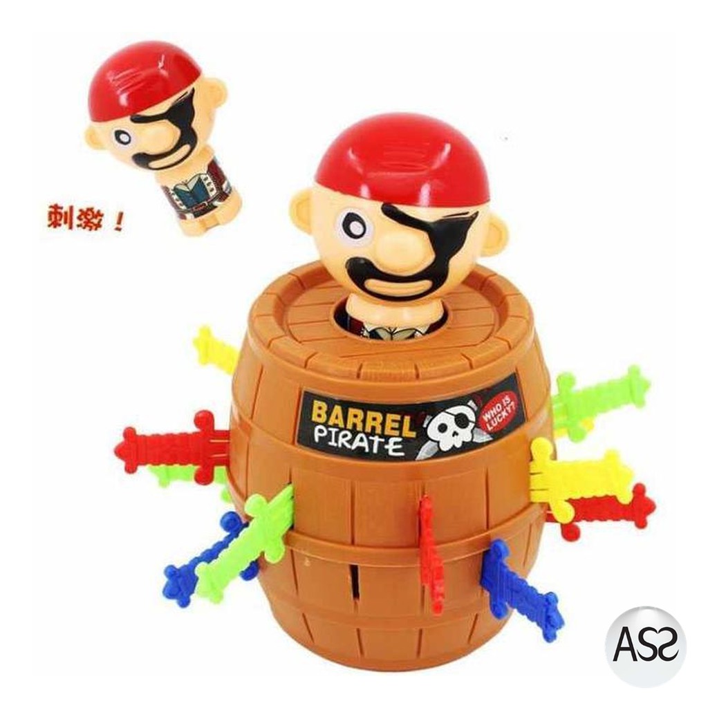 ASS Shop - Crazy Pirates Roulette Lucky Barrel Running Man Game - YF555