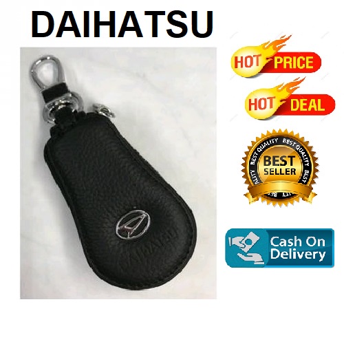 Dompet STNK Gantungan Kunci Mobil Motor STNK Kulit Car Key Chain Leather Lipat Pocket DAIHATSU_MGM27