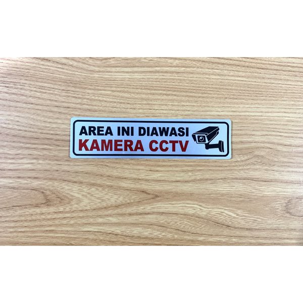 

STIKER RAMBU PERINGATAN AREA INI DIAWASI CCTV