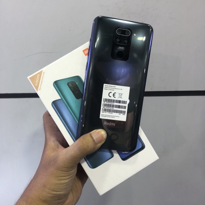 redmi note 9 ram 6gb internal 128gb second bekas pakai