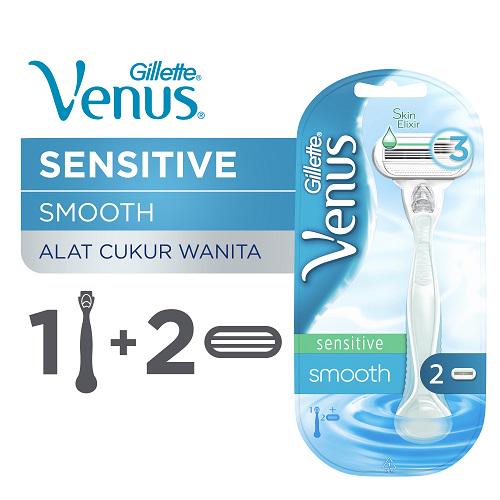 Gillette Venus Alat Cukur Wanita Smooth Sensitive Razor 4 Refill Pisau Cukur Isi Ulang Shopee Indonesia