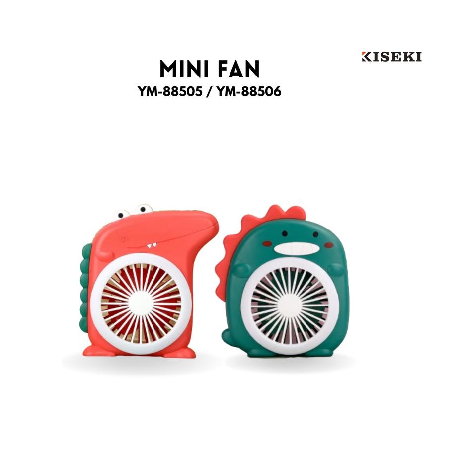 (MENARIK) Kiseki Mini Fan Ym-88505/Ym-88506 Kipas Angin Mini Model Karakter Rechargeable
