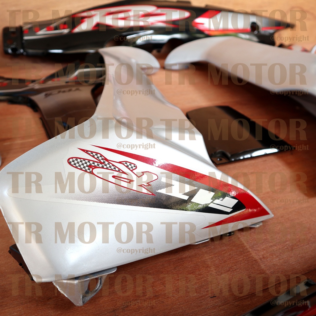 Cover Body Fizr F1zr Full Clutch Hitam Silver Full Set Halus Cover Bodi Yamaha Fiz r