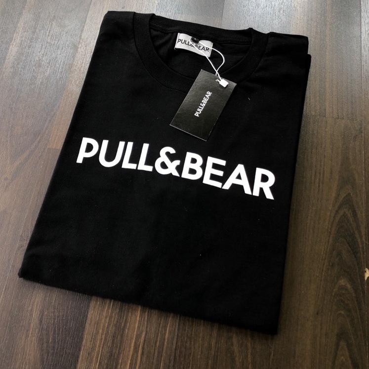 TEN 3.3 KAOS PULL AND BEAR | BAJU PULL AND BEAR | TSHIRT PULL AND BEAR - BASIC FONT MIRROR ORIGINAL