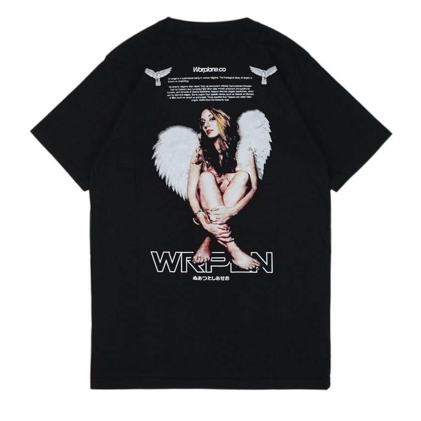 Wrpln  TSHIRT - Agl Black /Kaos Dewasa/Kaos Pria/ Warplane