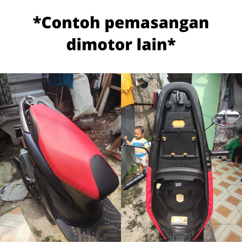 sarung jok kulit motor vario 125/150 old