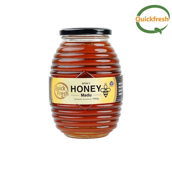 Quick Fresh Honey / Madu Murni / Madu Asli 1 kg (Jar