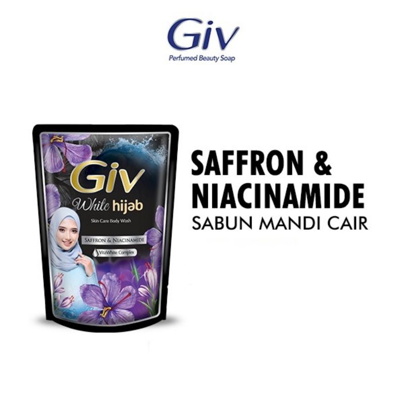 [ GIV ] White Hijab Body Wash
