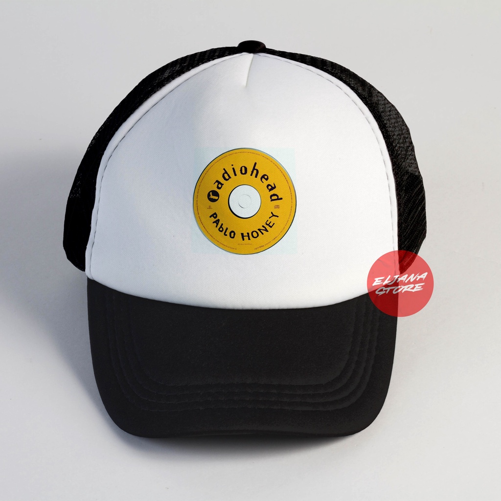 Topi Radiohead / Topi Band / Radiohead / Topi Jaring Distro / Topi Premium / Topi Sablon