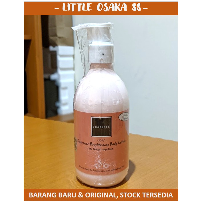 Scarlett Fragrance Brightening Body Lotion Krim Badan 300 ml