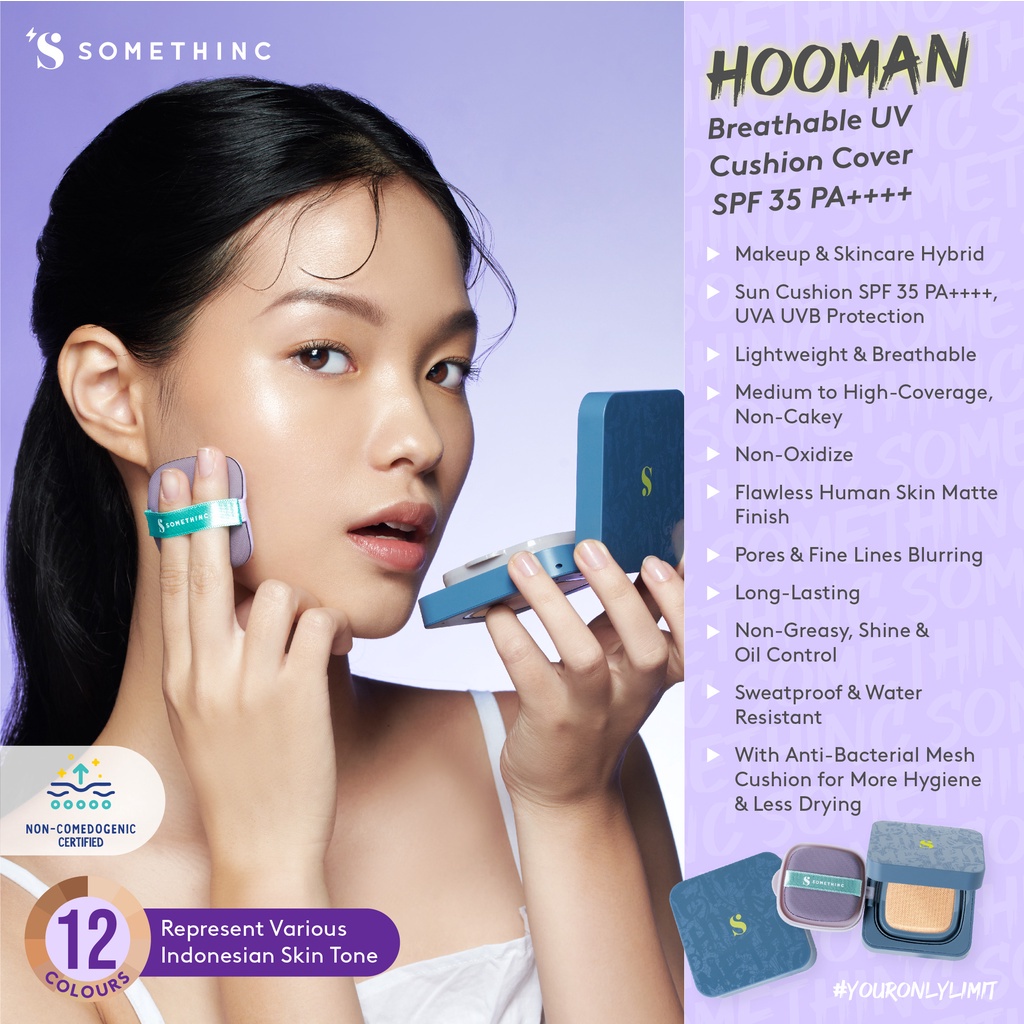 [REFILL] SOMETHINC Hooman Breathable UV Cushion Cover SPF 35 PA++++ Refill