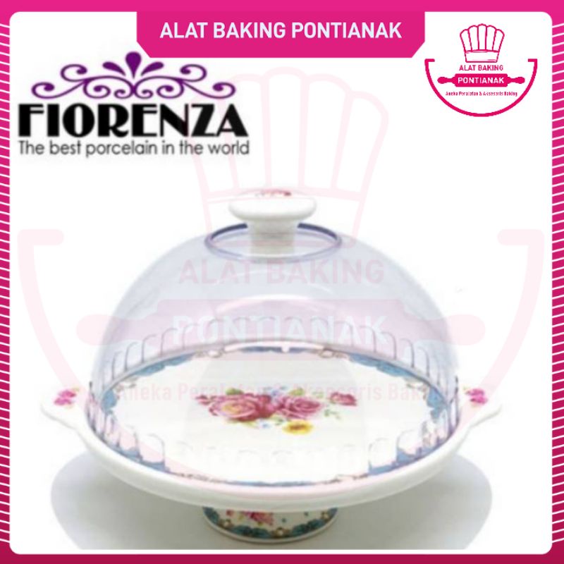Mini Cake Plate Fiorenza FZ 508 Tempat Kue Roti Mungil Elegan