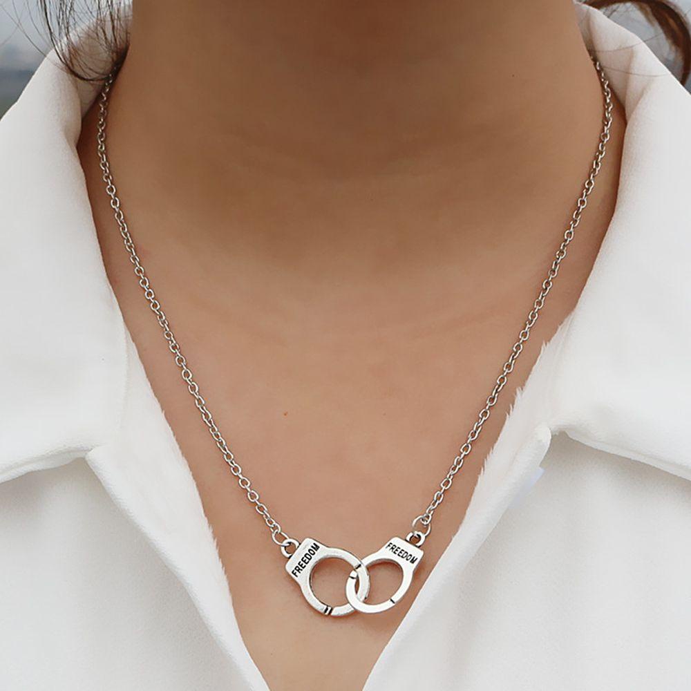 R-bunga Liontin Kalung Baru Wanita Hadiah Hari Valentine Freedom